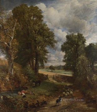 Juan Constable Painting - El romántico del campo de maíz John Constable